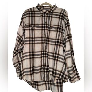 Women’s Flannel Boyfriend Shirt
